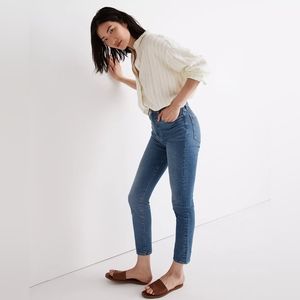 Madewell The Perfect Vintage Crop Jean in Sandford Wash: Summerweight Ed…